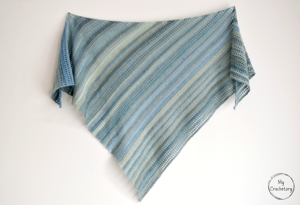 Aprilis Shawl - beginner friendly free crochet pattern by www.mycrochetory.com Aprilis Shawl - beginner friendly free crochet pattern by www.mycrochetory.com