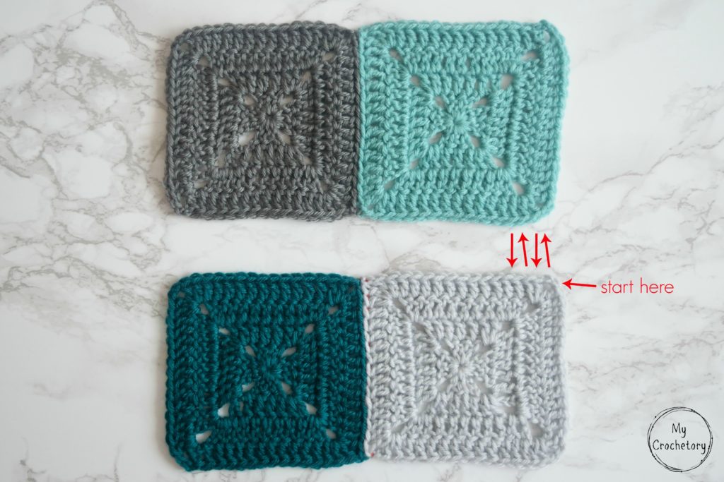 Mattress Stitch join tutorial for beginner by www.mycrochetory.com