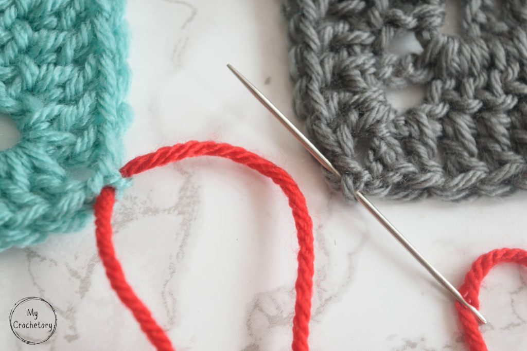 Mattress Stitch join tutorial for beginner by www.mycrochetory.com