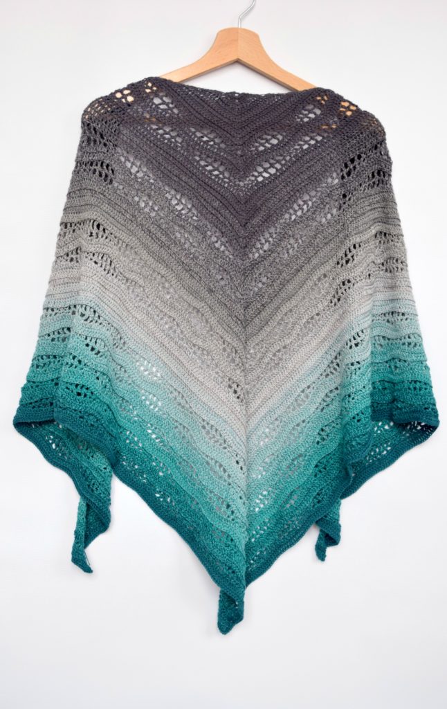 Kalinda Crochet Shawl free pattern.