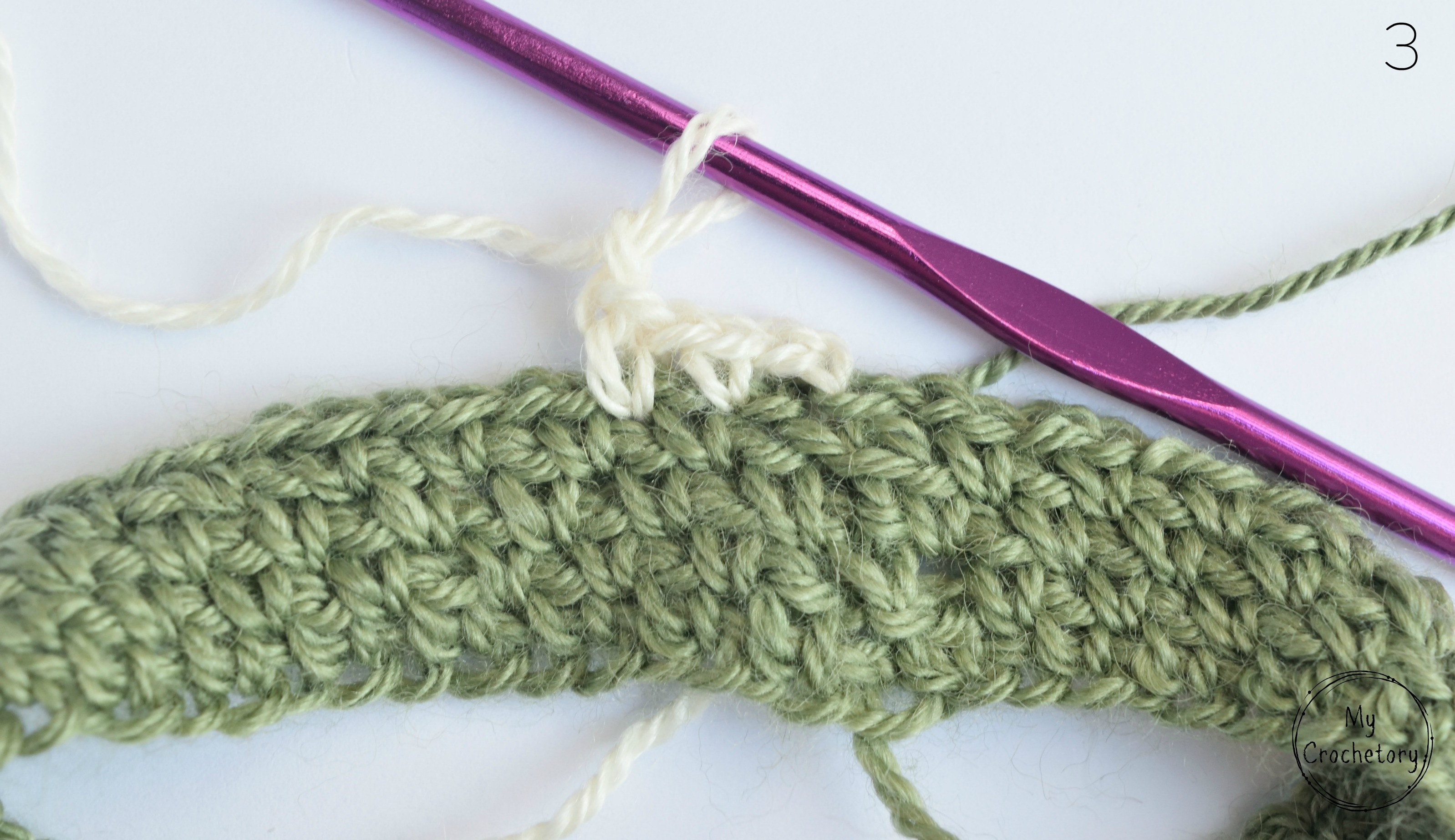 The Crochet Moss Stitch Tutorial With Written Instruction And Pictures The Crochet Moss Stitch Tutorial With Written Instruction And Pictures