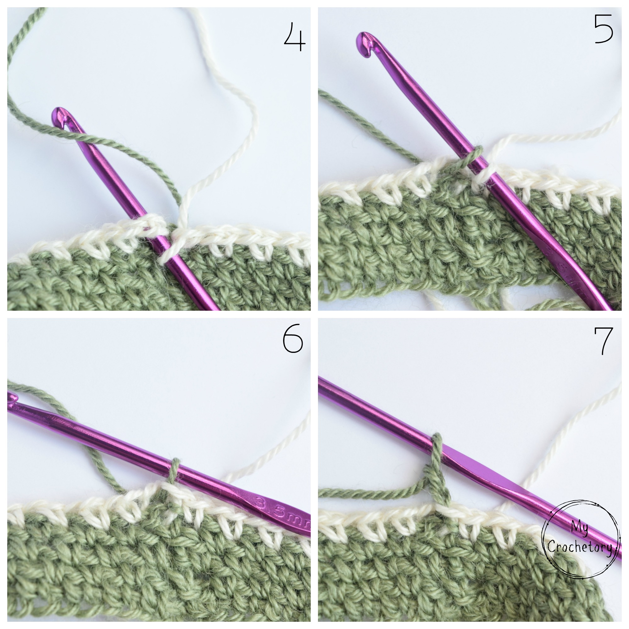 The Crochet Moss Stitch Tutorial With Written Instruction And Pictures The Crochet Moss Stitch Tutorial With Written Instruction And Pictures