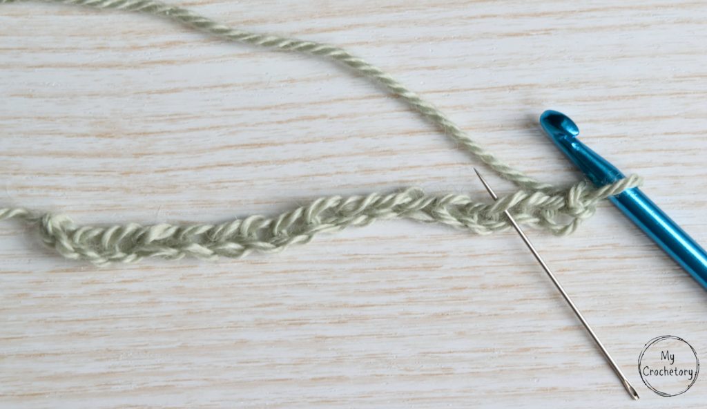 How to crochet the Moss Stitch tutorial