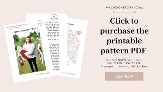 	Printable crochet pattern PDF with stitch chart, button to buy the ad-free pattern
