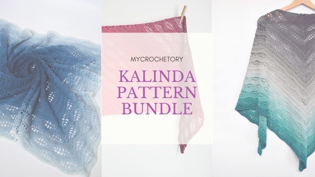 Kalinda Blanket Bundle: a blanket, a wrap and a shawl.