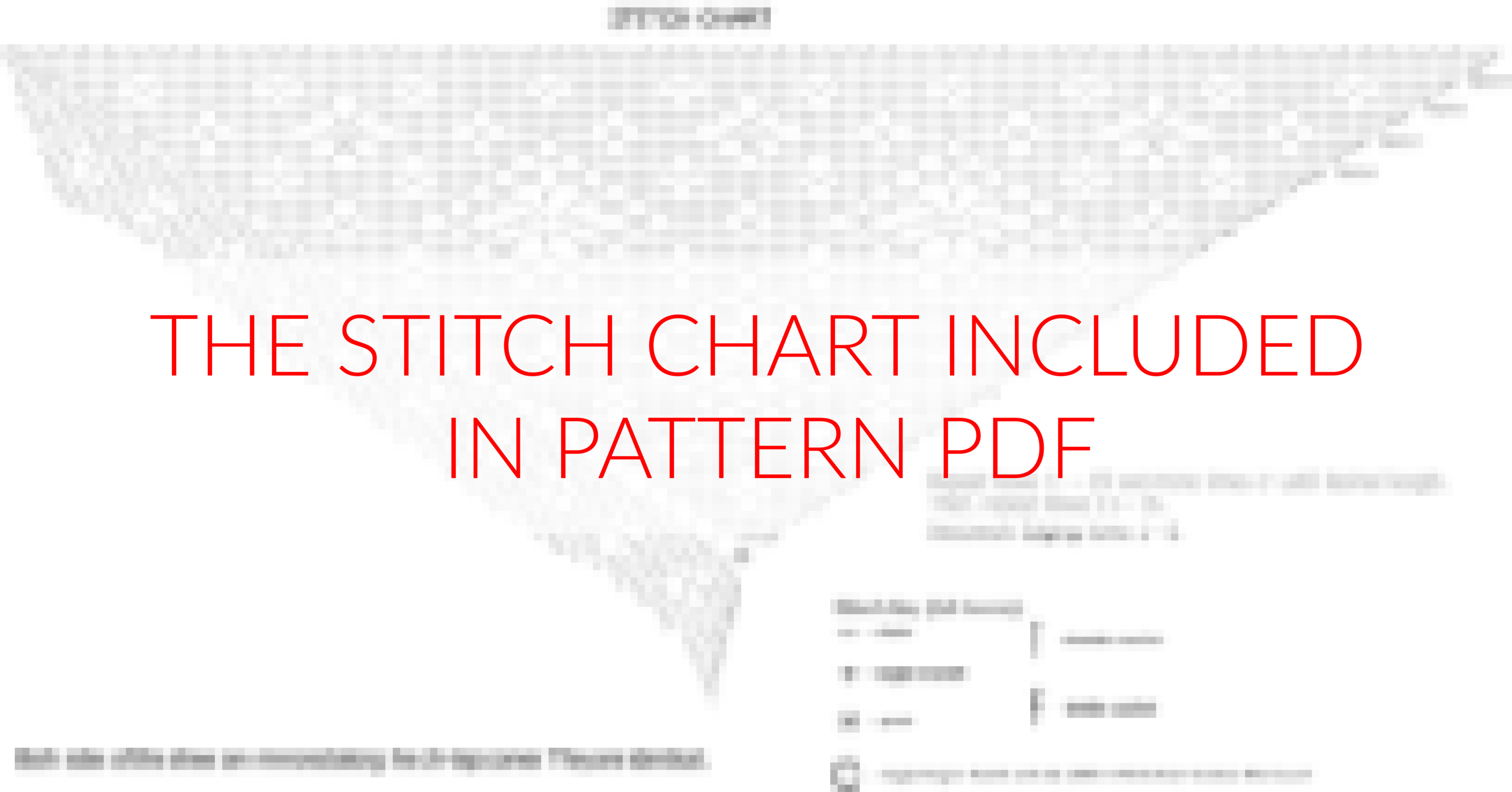 Stitch chart preview for the Field of Flowers flower shawl, the full chart is in the PDF pattern
