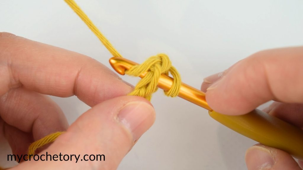 How to Foundation single crochet (Fsc)