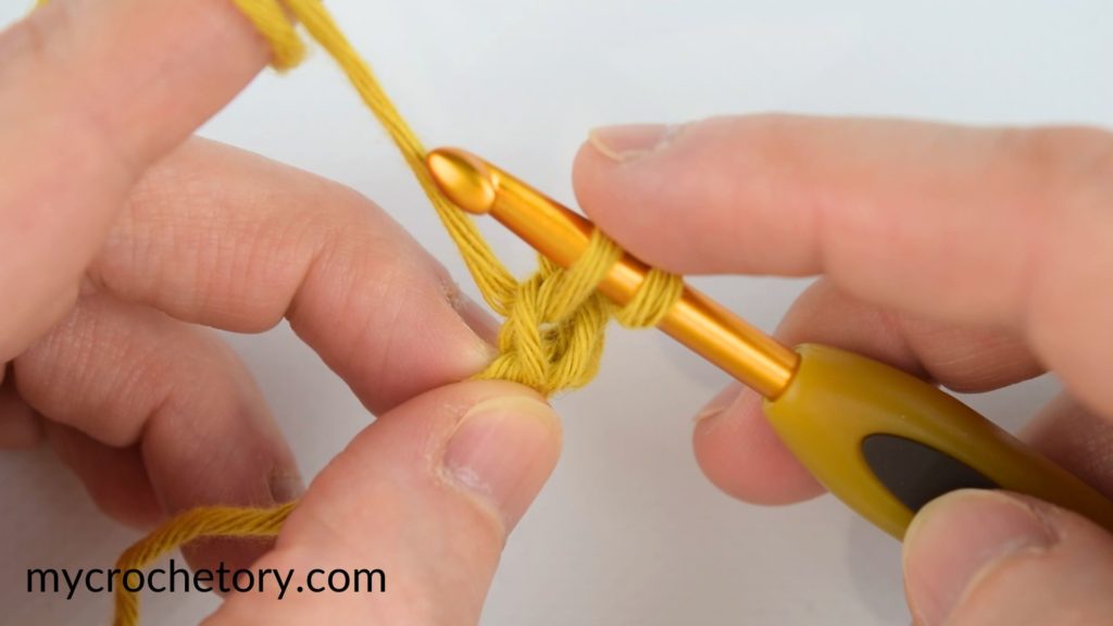 How to Foundation single crochet (Fsc)