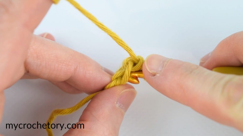 How to Foundation single crochet (Fsc)
