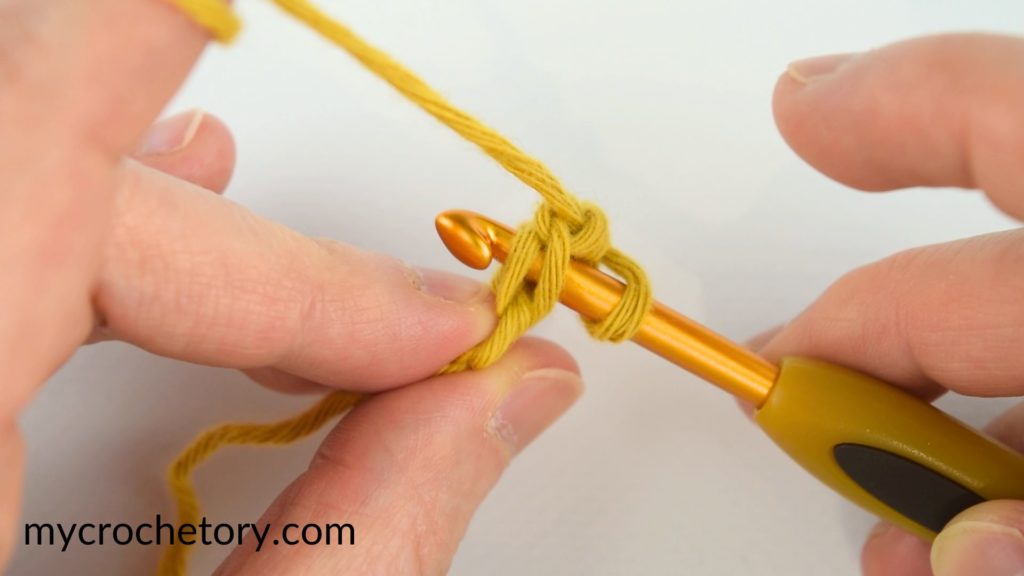 How to Foundation single crochet (Fsc)