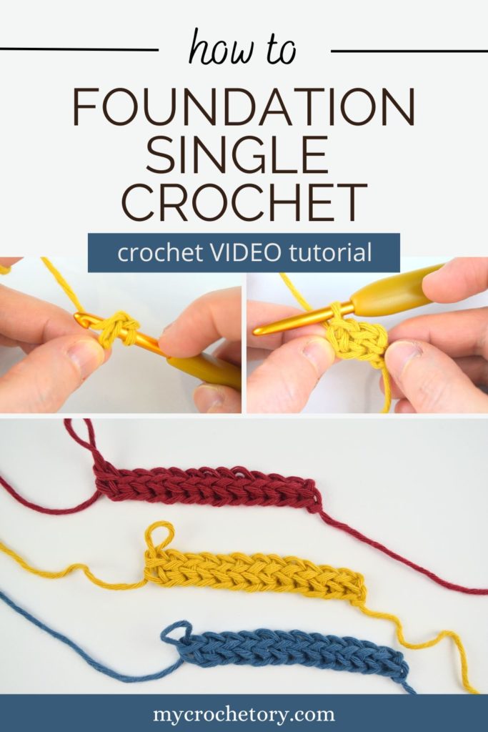 Learn how to single crochet foundation chain Fsc)Â successfully in this step-by-step photo and VIDEO tutorial