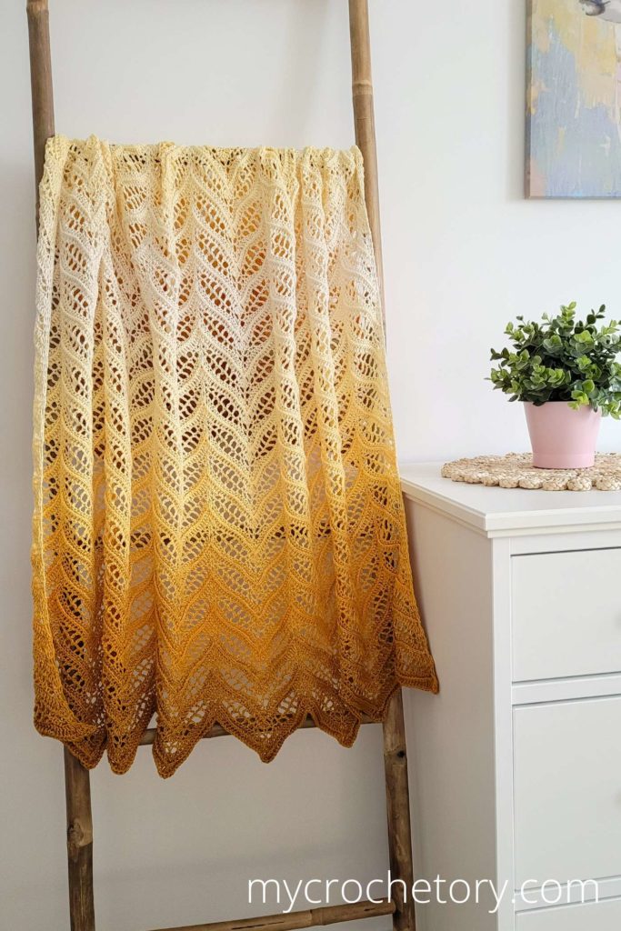 Tonnta Colorful Crochet Blanket free pattern
