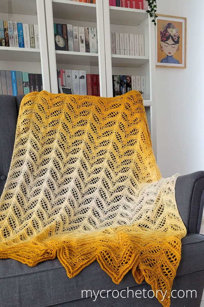 Tonnta Colorful Crochet Blanket free pattern