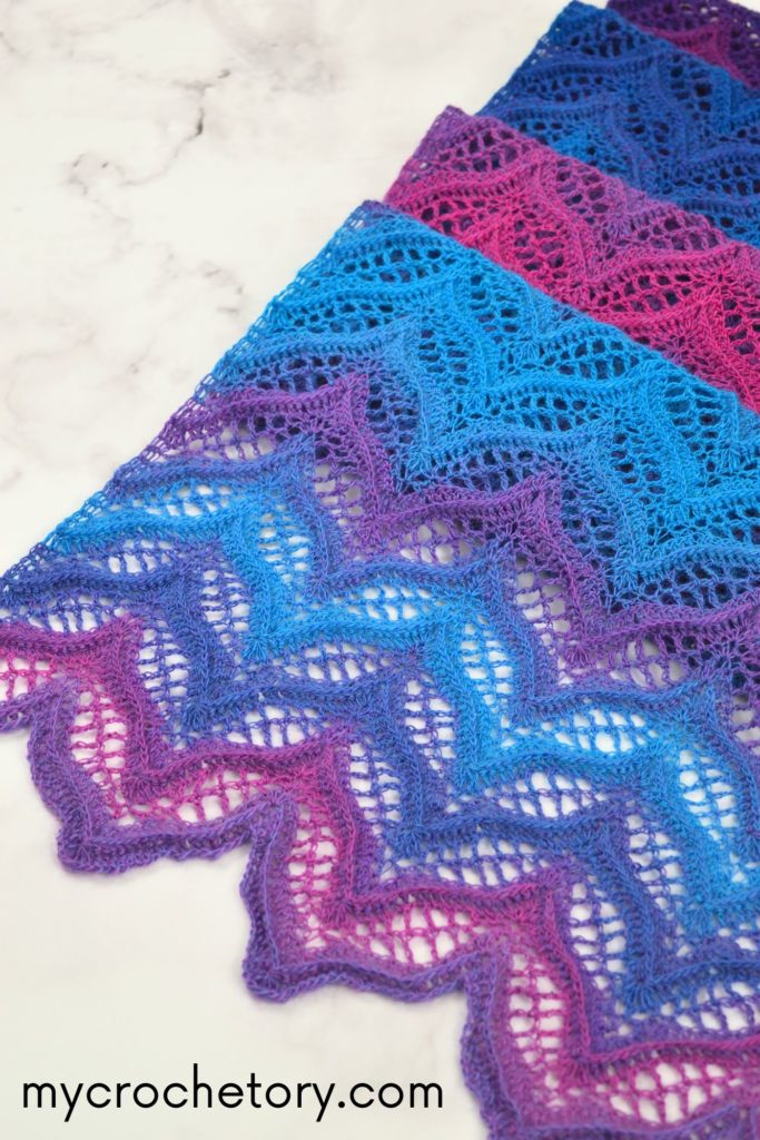 Tonnta Lightweight Scarf free crochet pattern