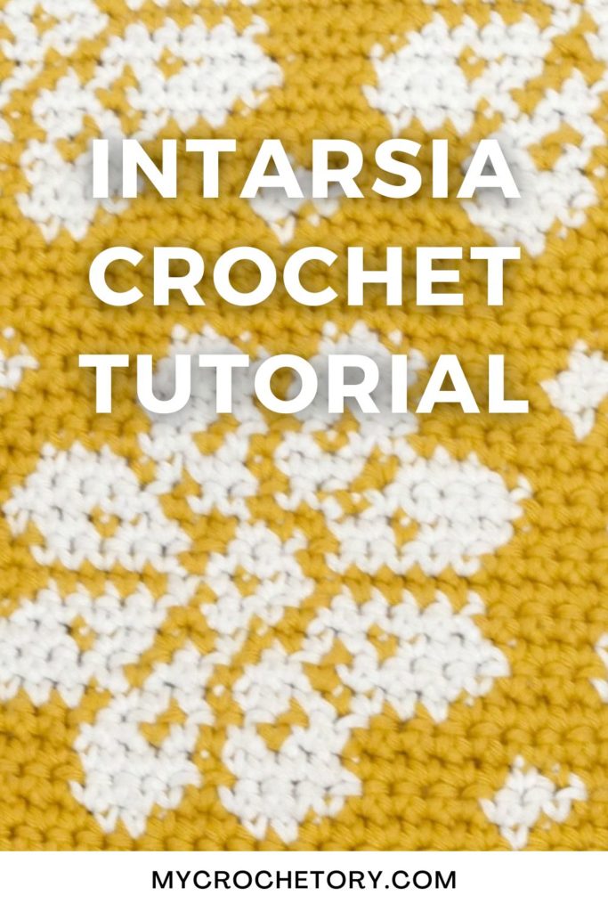 A colorful crochet project showcasing the beauty of intarsia crochet colorwork