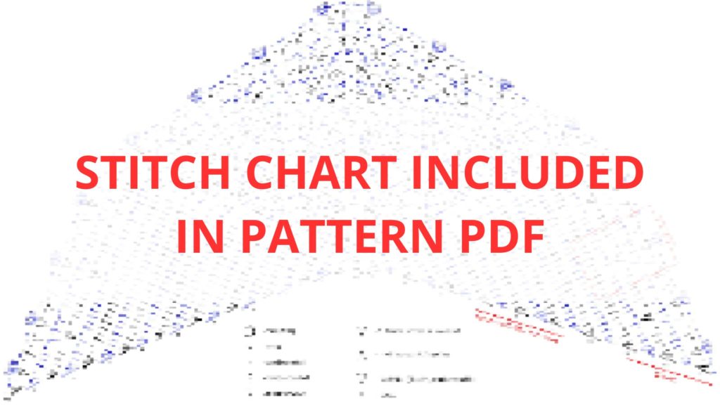 Captivating Serrate Crochet Pattern Shawl - crochet stitch chart
