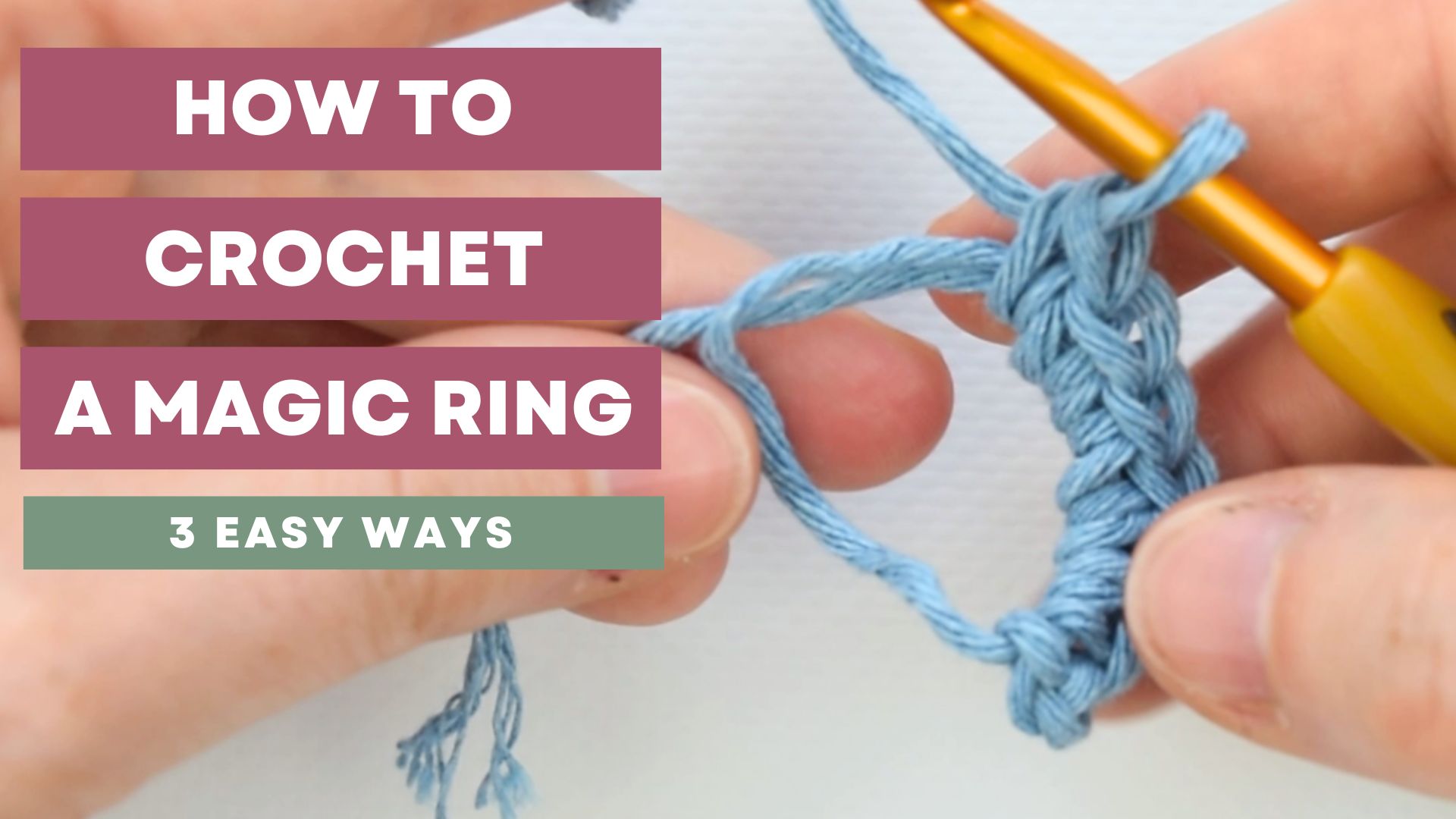 How Do I Crochet Magic Circle 3 Easy Ways Mycrochetory