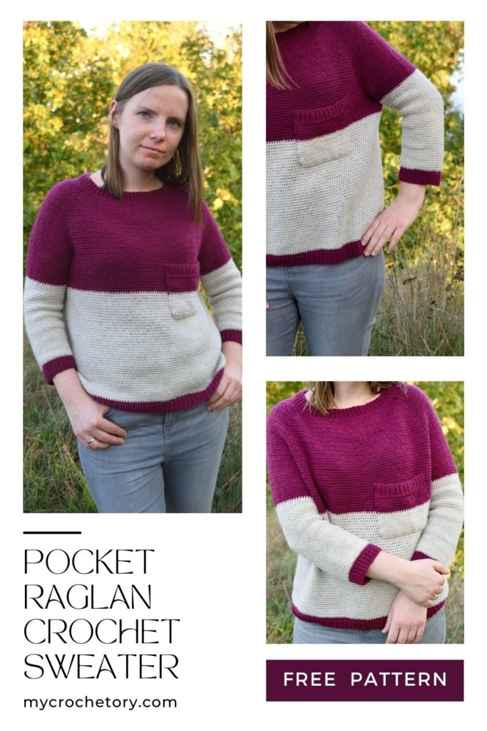Elevate your crochet skills with the Raglan Sweater Crochet Pattern, featuring the classic raglan style and a comfortable fit for everyday wear