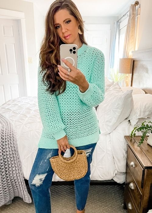 Mint to V Pullover