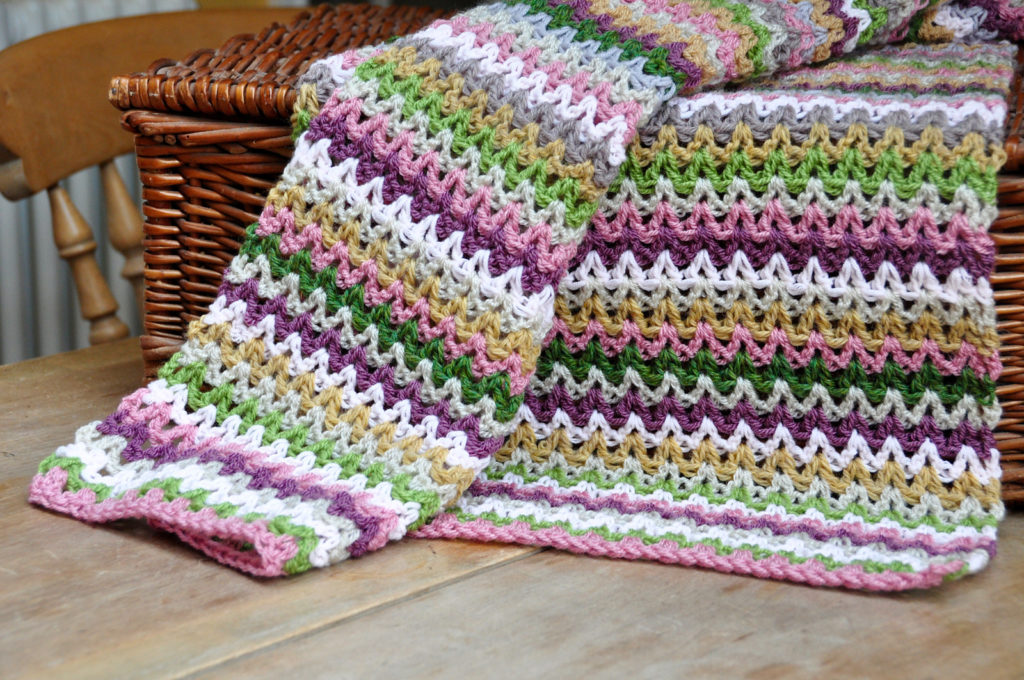 V-Stitch Blanket - Yarn Stash Series