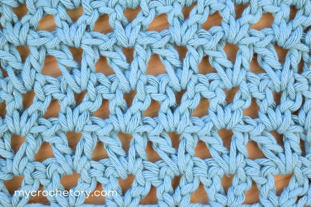 Step-by-step guide on how to crochet V-stitch
