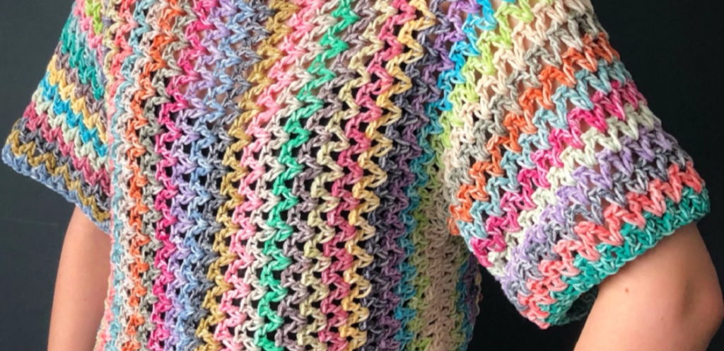 crochet V-Stitch Tee