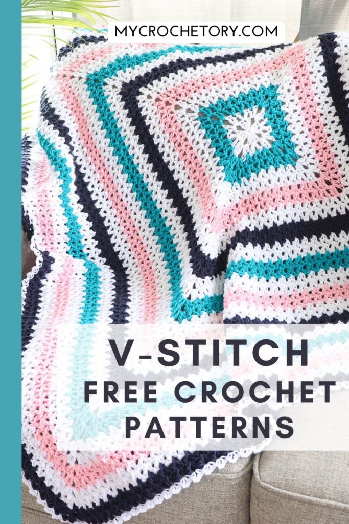 15 Beautiful Crochet V-Stitch FREE Patterns to Try Today