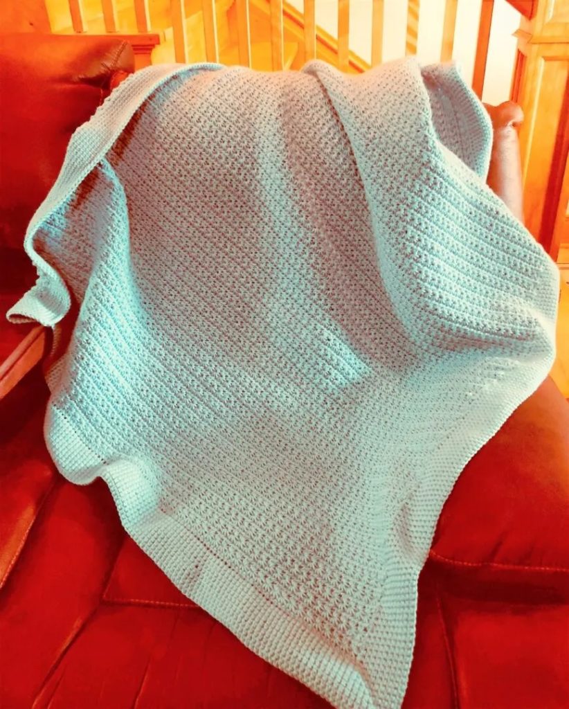 Blooming Crochet Star Stitch Blanket: free star stitch crochet pattern