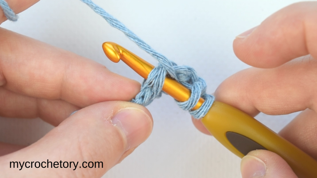 How to foundation double crochet. Easy-to-follow picture and video tutorial.