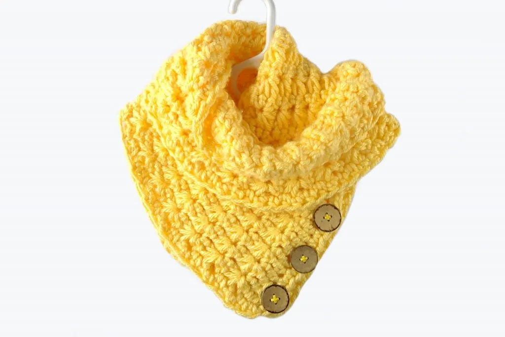 The Lemonade Scarf: free star stitch crochet pattern