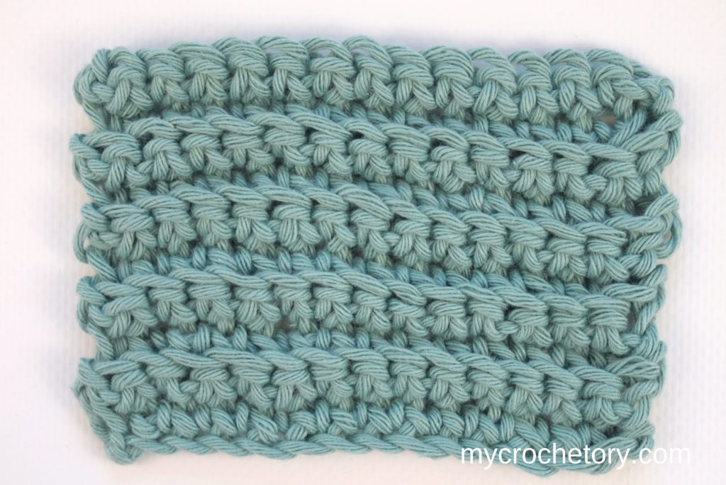 How to back loop single crochet