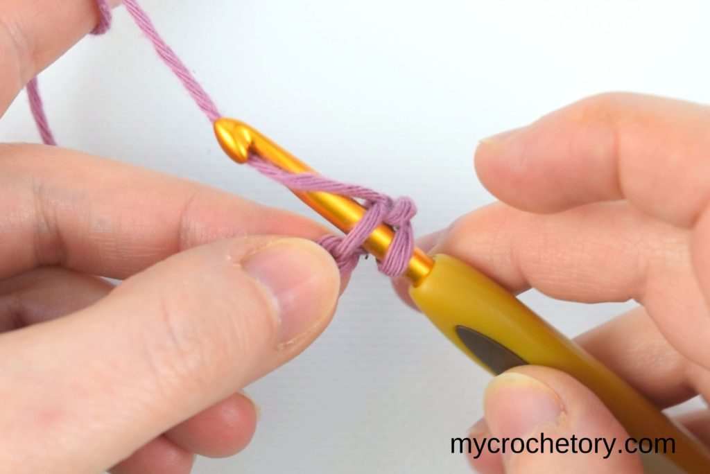 Yarning Over - Key Move in Learning How to Single Crochet