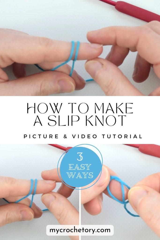 How to make a slip knot - 3 easy methods for beginners!
