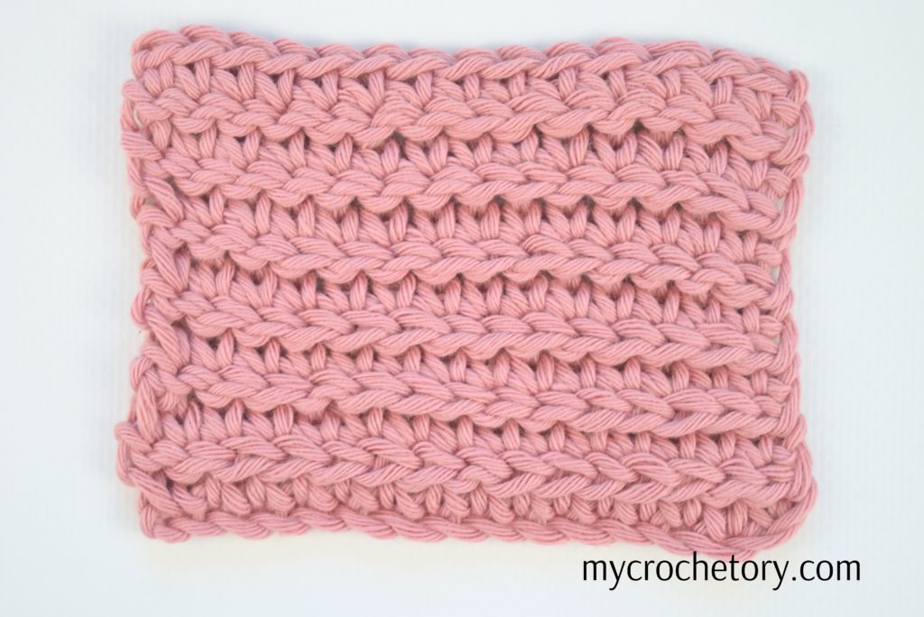How to Slip Stitch for Beginners: ribbing with slip stitch