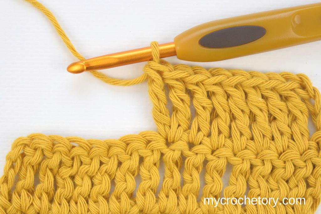 How to Increase in Treble Crochet.