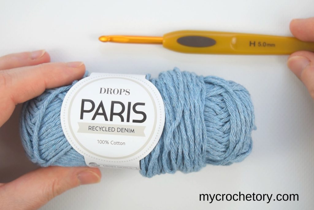 How to half double crochet: materials