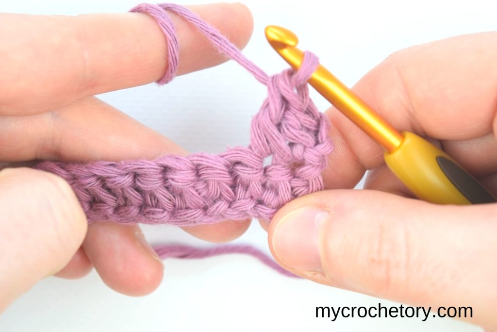 How to Single Crochet 2 Rows at once.