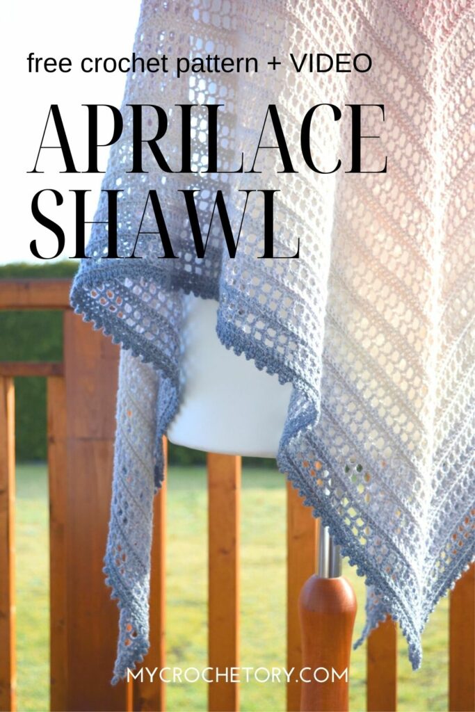 Aprilace Free Crochet Shawl: Your Next Crochet Project