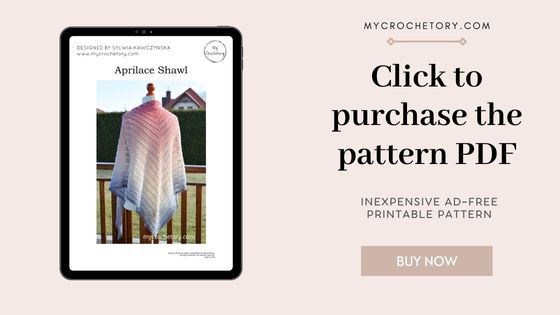 Aprilace Free Crochet Shawl: Buy PDF Pattern Here!