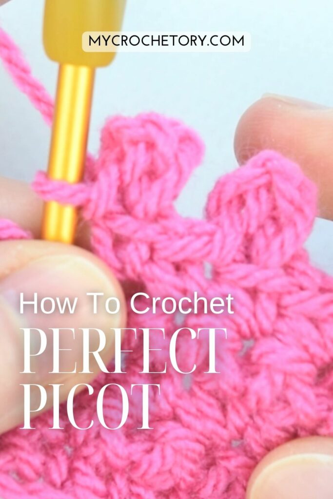 How to crochet the picot stitch: perfect method.