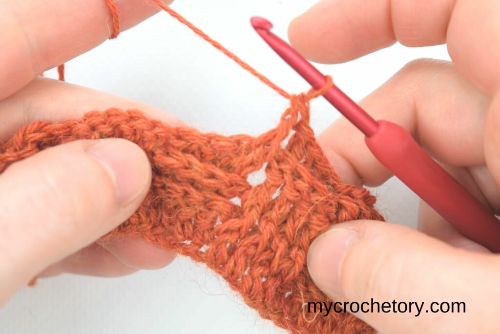Learn crochet basketweave stitch with clear instructions