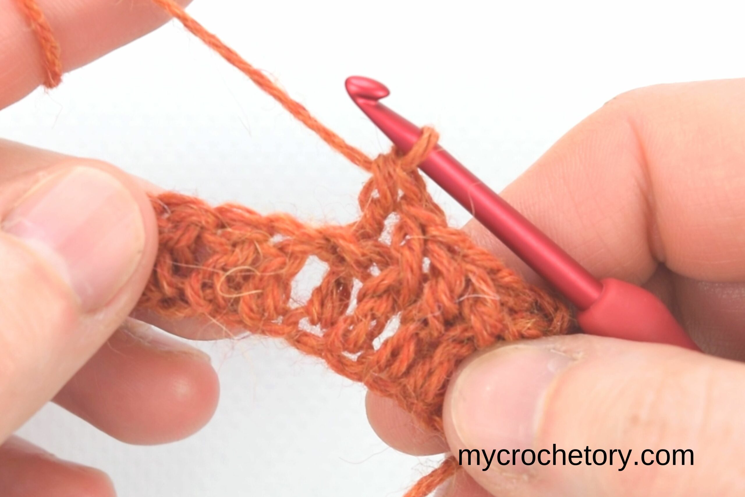 Beginner-friendly crochet basketweave stitch tutorial