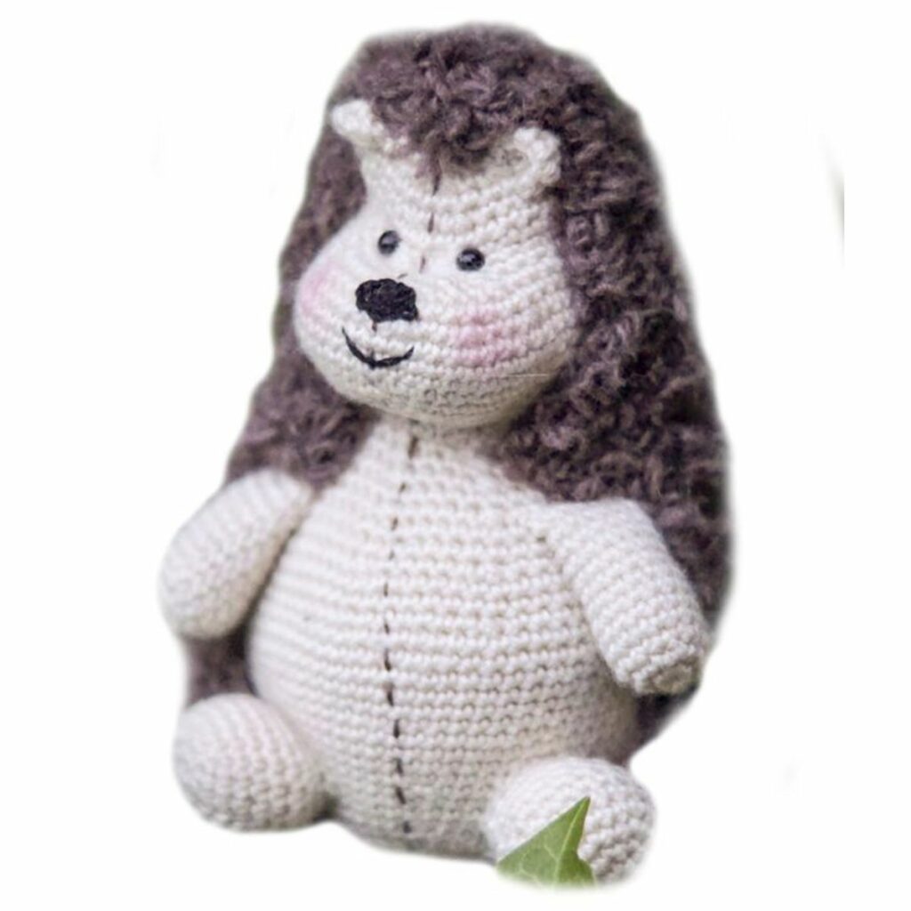 Adorable crochet hedgehog. This crochet animal pattern free is great for intermediate crafters.