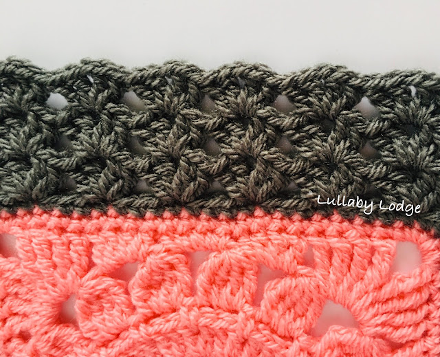 Crochet borders easy: elegant Iris Stitch Edging for a fancy finish.