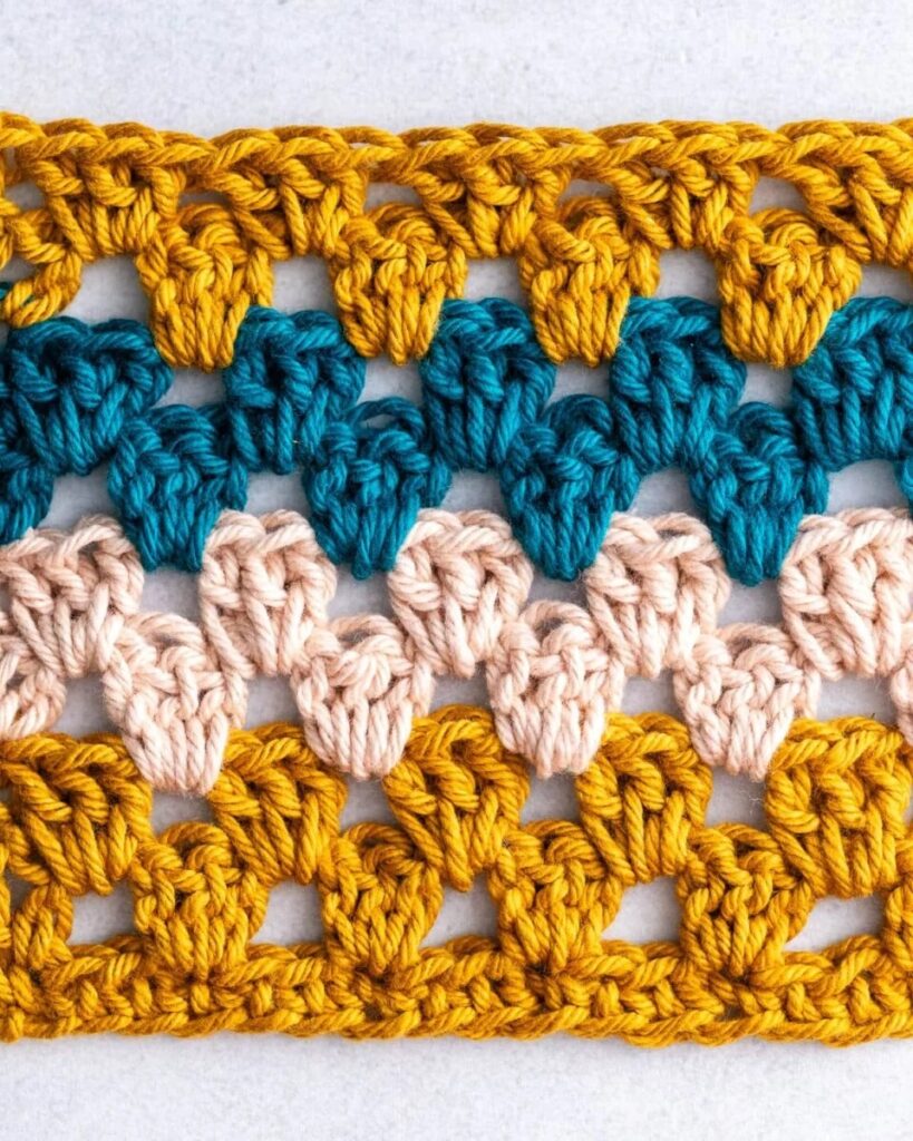 Creative Crochet Stitches - Granny Stripe Stitch
