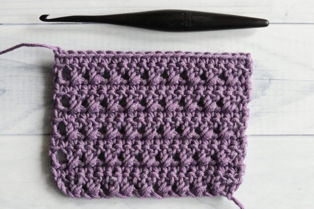 Creative Crochet Stitches - Crossed Double Crochet Stitch