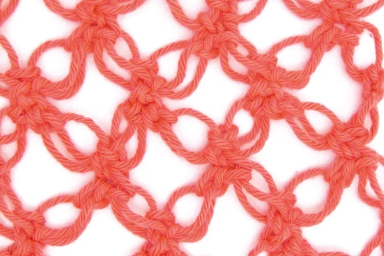 Creative Crochet Stitches - Solomon's Knot Stitch