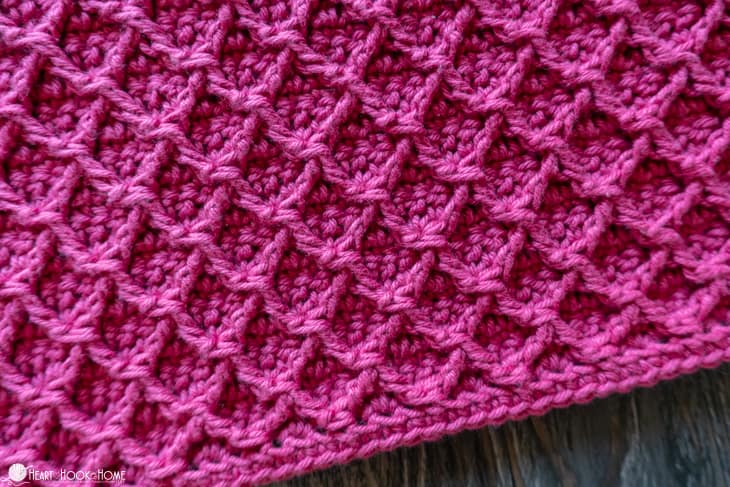 Creative Crochet Stitches - Diamond Stitch