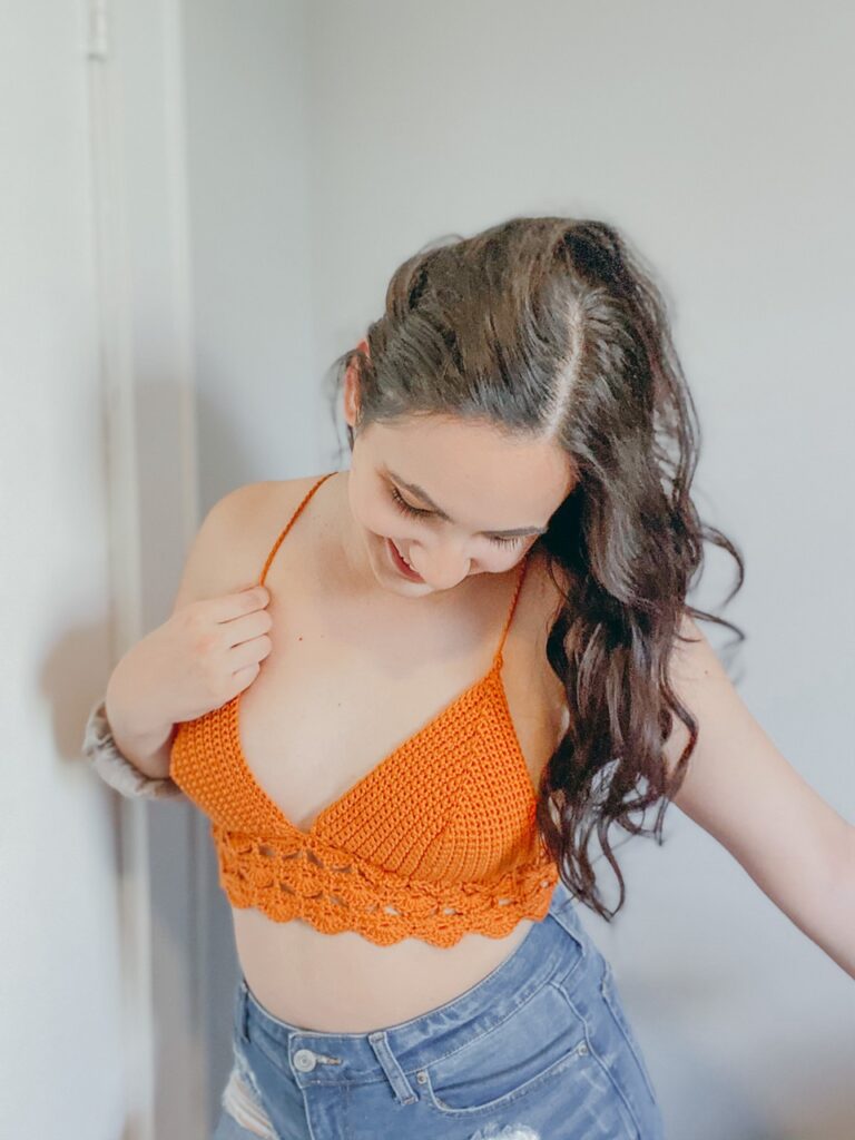 Heatherette Bralette | Cochet Womens Tops Patterns