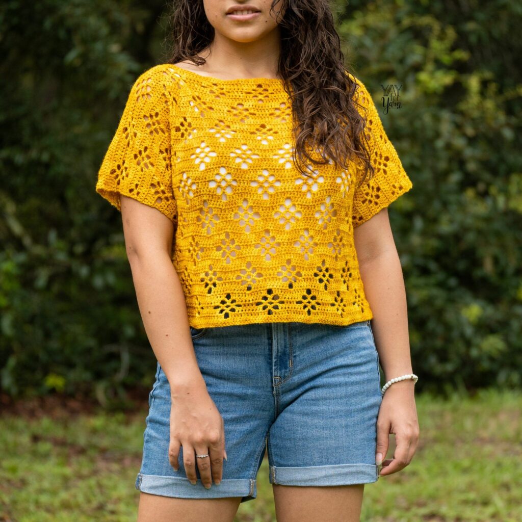 Daisy Tee | Cochet Womens Tops Patterns